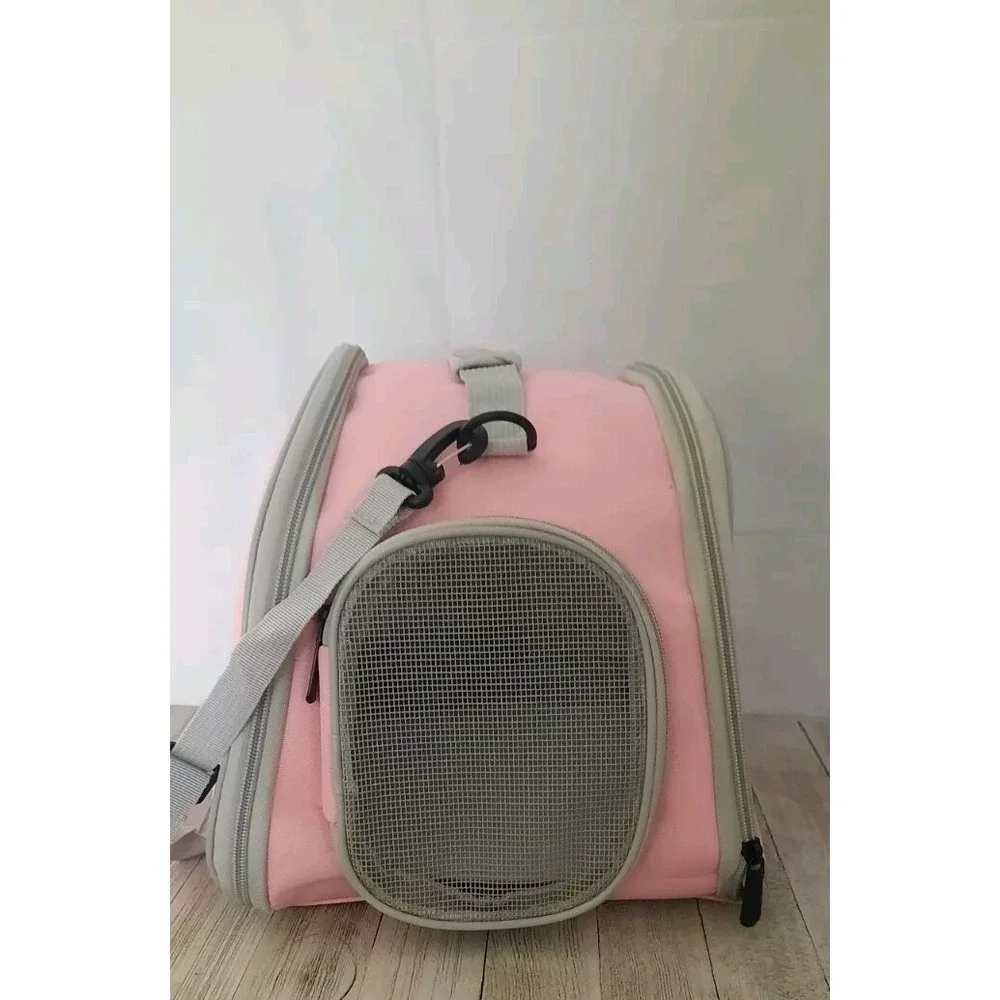 New Animal Pink Small Pet Carrier Hamster Guinea Pig Reptile Shoulder Strap